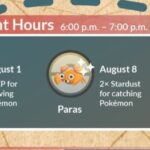 【ポケモンGO】8月8日のスポライが熱い「パラス+捕獲砂2倍」欠片使用で1匹1500砂！