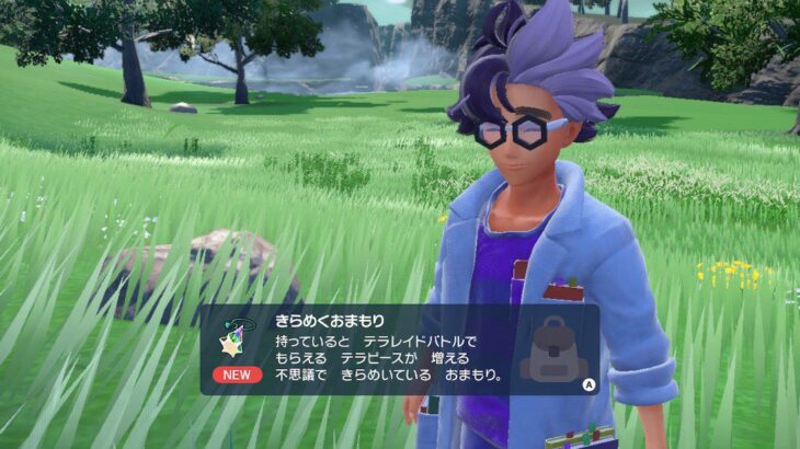 【朗報】ポケモンSV DLCで「テラピース緩和」の新アイテム『きらめくおまもり』登場！