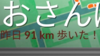 【ポケモンGO】「お散歩隊長91キロ」何をどうやったらそうなるの