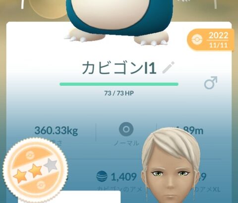 【ポケモンGO】「カビゴンの飴」ってどれ位貯まってる？Sカビゴン育てたいがアメ集めが至難