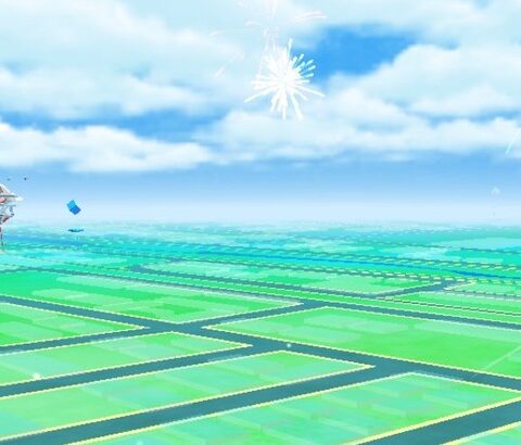 【ポケモンGO】正月イベント中はフィールドに花火！気付いてない人多そう