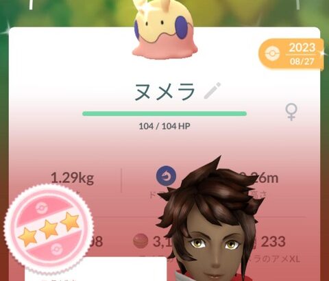 【ポケモンGO】始まる前から優勝「色違いヌメラ１００％（海外産）」