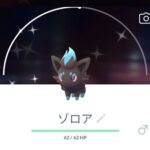 【ポケモンGO】「色違いのゾロア」色違いかどうかは捕まえないと判別できない注意！