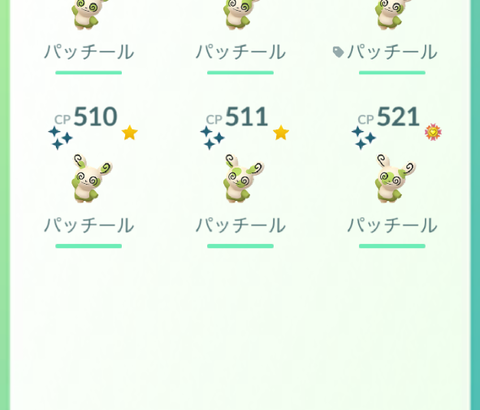 【ポケモンGO】パッチールコンプ勢