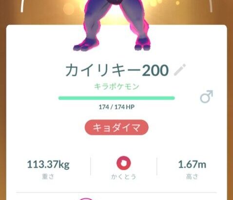 【ポケモンGO】ダイマックスカイリキー、こいつキョダイマックスが後に控えてるけど今やるべきなのか？