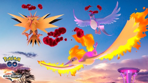 【ポケモンGO】イベント「伝説の飛翔」1月20日以降のマックスマンデ―で伝説3鳥が登場