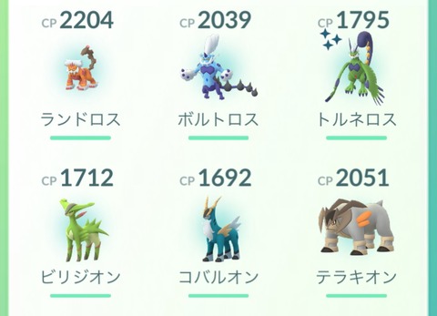 今ポケモンGO起動するだけで手に入る伝説ポケモン「霊獣3体、3闘、ゲノセクト5体」