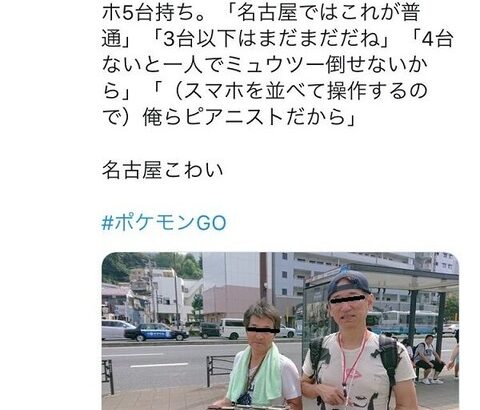 【ポケモンGO】複垢男「サブ端末は妻」