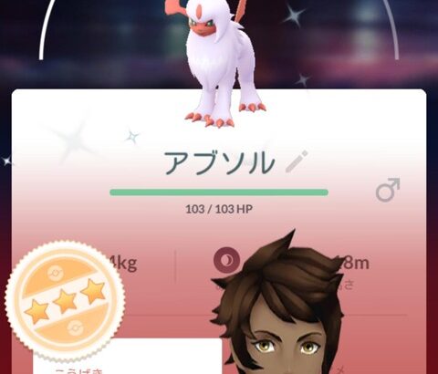 【ポケモンGO】ポケgo始めて三週間で色違い手に入ったが運が良い方？