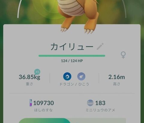 【ポケモンGO】「xxsサイズ」もう捨てて良い？ここまでお披露目が無いとは…