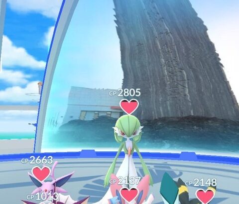 【ポケモンGO】ブイズジム完成間近の6体目に訳の分からんポケモン置く奴