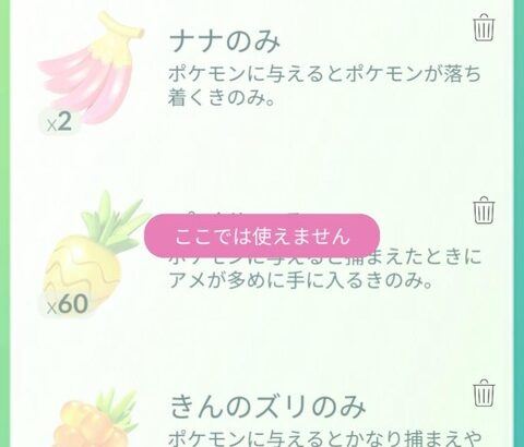 【ポケモンGO】アイテムボックスの整理ヘタクソ勢