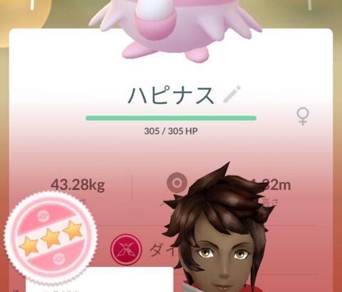【ポケモンGO】ダイマックスハピナスの使い方
