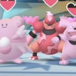 【ポケモンGO】ジム防衛「ハピラキ●●●●」のピンクジム