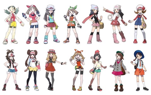ポケモンの歴代主人公で一番かわいいのは？　「メイ」「ハルカ」「ヒカリ」ぼく「コトネ・・・」