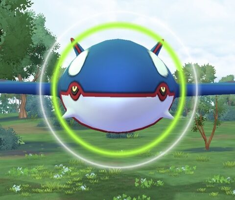 【ポケモンGO】カイオーガのゲッチャレ、サークルが緑だったのはバグ？なお迅速に直す神対応