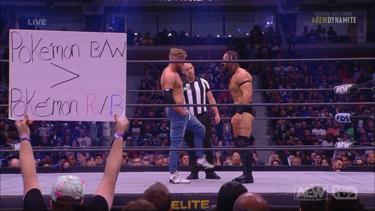 【悲報】プロレス中継にとんでもないポケモンキッズが映り込む（※画像）