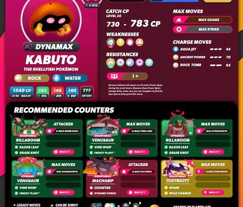 【ポケモンGO】18時から「ダイマックスカブト」のマックスマンデー