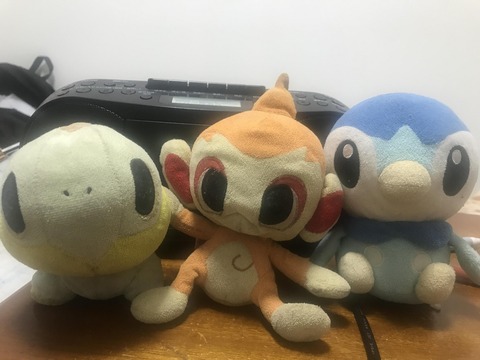 ここに三匹のポケモンがおるじゃろ？