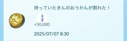 【ポケモンGO】きんのおうかんを使わずに放置したら
