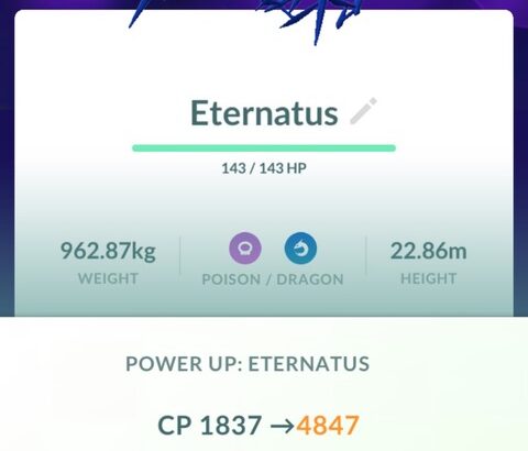 【ポケモンGO】ムゲンダイナ、クソ個体な予感の会、金の王冠再配布はよ