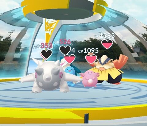 【ポケモンGO】長時間ジムに居座ってるポケモンたち、長期休暇の帰省中に開放してやろう