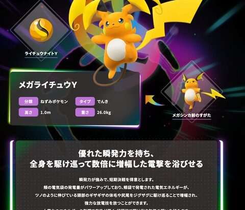 ライチュウがメガシンカでビビってるんだが