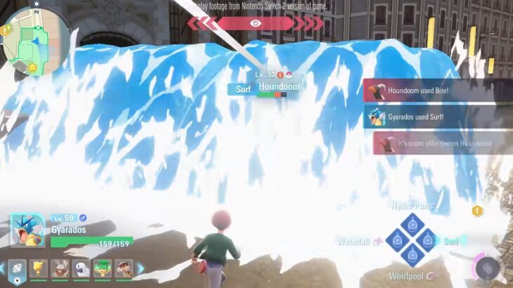 【強そう】ポケモンZA、「なみのり」のエフェクトが凄い