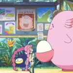 ポケモンのラッキーの横姿
