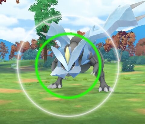 【ポケモンGO】キュレムの捕獲サークル、まだ緑