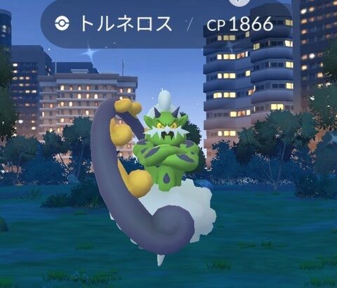 【ポケモンGO】本日18時から「トルネロス（けしんフォルム）」のレイドアワー