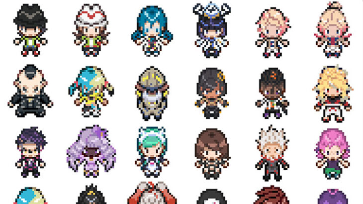 ポケモンZAのキャラを「BW2風ドット絵」にする