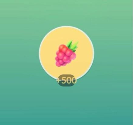 【ポケモンGO】タイムチャレンジクリアするたび木の実が+500って出てる