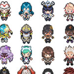 ポケモンZAのキャラを「BW2風ドット絵」にする