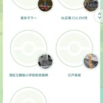【ポケモンGO】都内スタンプラリー、思ったより距離があって面倒くさそう