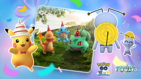 【ポケモンGO】10周年コインを持った「コレクレー」