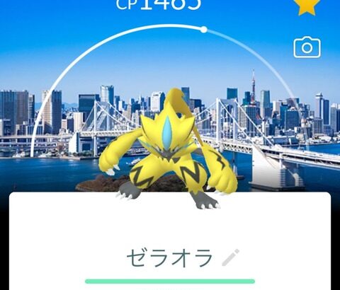 【ポケモンGO】ゼラオラの個体値いくらだった？一点物は低個体の呪いがかけられてる奴