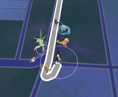 【ポケモンGO】ルート作る時に歩いた場所が少しおかしい