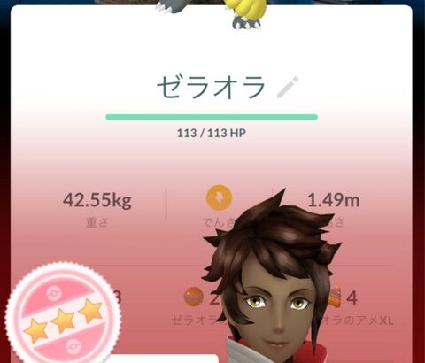 【ポケモンGO】ゼラオラ、FFF、背景付き