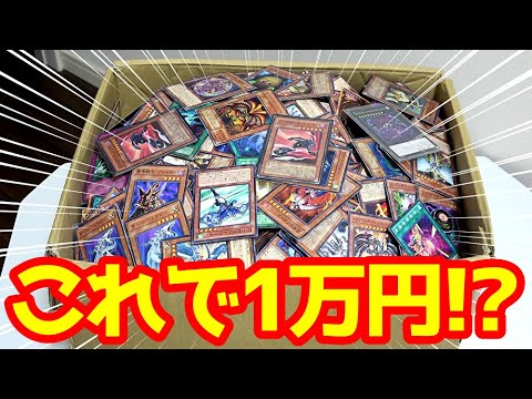 【遊戯王】重さ10kgもある処分品が１万円で売ってたので掘り出し物目当てで買ってみた結果・・まさかの内容に衝撃の連発ｯｯ！！！！！！！！！！！！