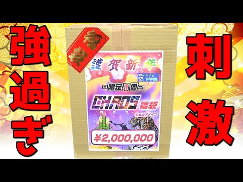 【遊戯王】文句厳禁ｯ！中身の詳細一切不明の１個２００万円もする「カオス福袋」を買ってみたらマジでカオス過ぎるんだがｗｗｗｗｗｗｗｗ