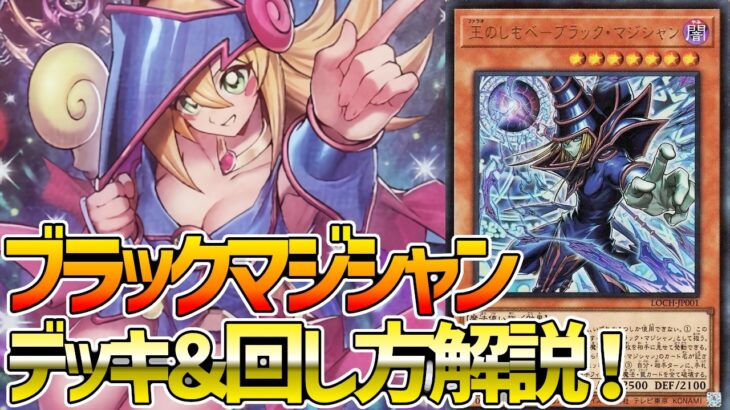 【#遊戯王】モンスター効果禁止で制圧！ファラオの記憶今ここに！『ブラックマジシャン』徹底解説＆デッキレシピ！！【#デュエダン】