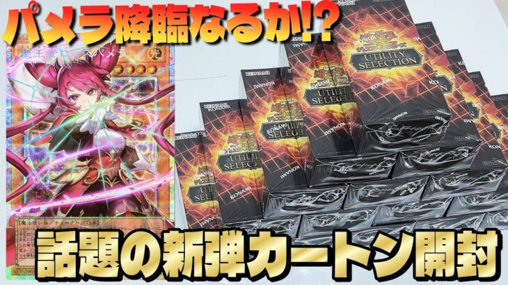 【遊戯王】本日発売の新弾「UTILITY SELECTION」を「聖王女ローズパメラ」のオバプリ狙いで１カートン開封した結果ｯ・・！！！！！！！！！！！